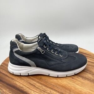 NeroGiardini Shoes Mens Size 10 / 43 Black Leather Casual Comfort Walking Italy